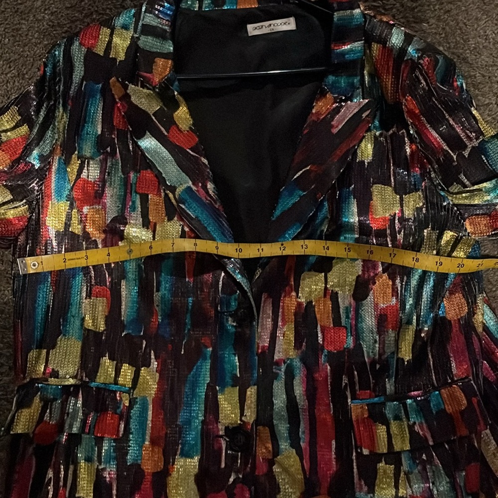 Ladies Sequence pant suit 2X - Picture 8 of 10